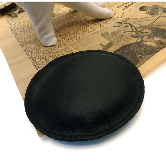 Vektpose, rund lærtrukket , 110 mm 400 g 