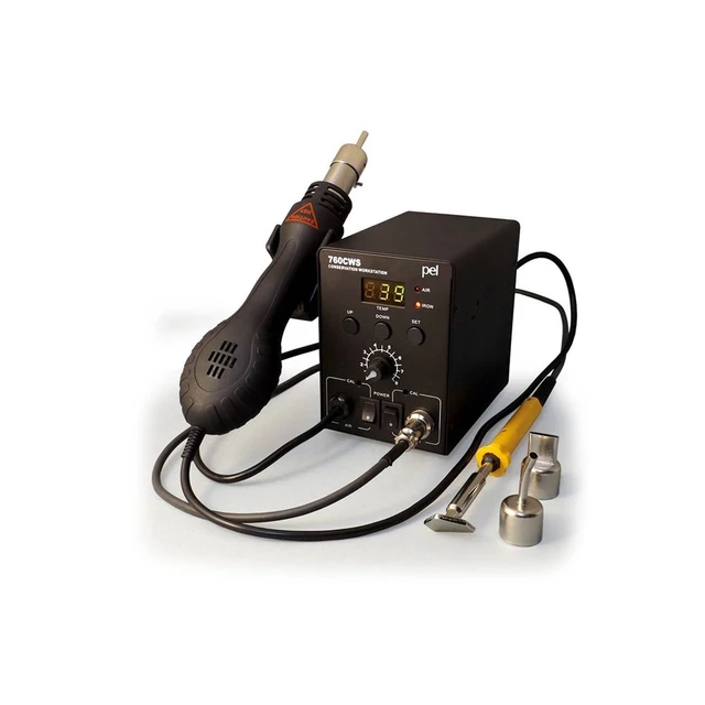 Varmluft- og varmeskje-stasjon 