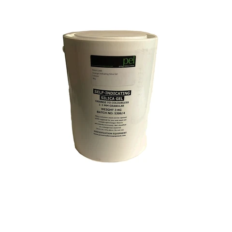 Silica gel, orange indication, 3kg