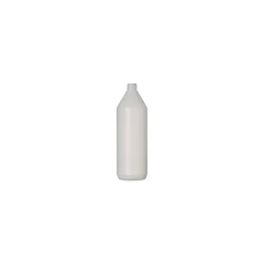 Flaske, plast, rund, 1000 ml, m/kork