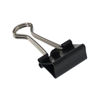 Klype i metal 19mm, sort, 12 pk