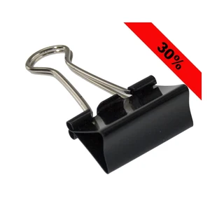 Klype i metall 40mm, sort, 12 pk