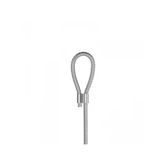 Wire av stål m/hempe, 1,5 mm, 4 meter