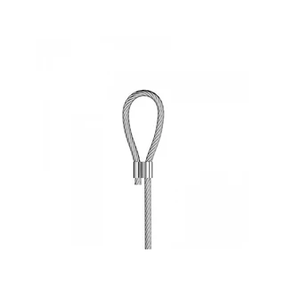 Wire av stål m/hempe, 1,5 mm, 4 meter